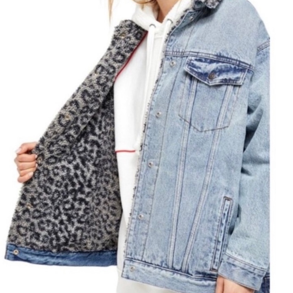 Free People Sherpa Trucker Jacket